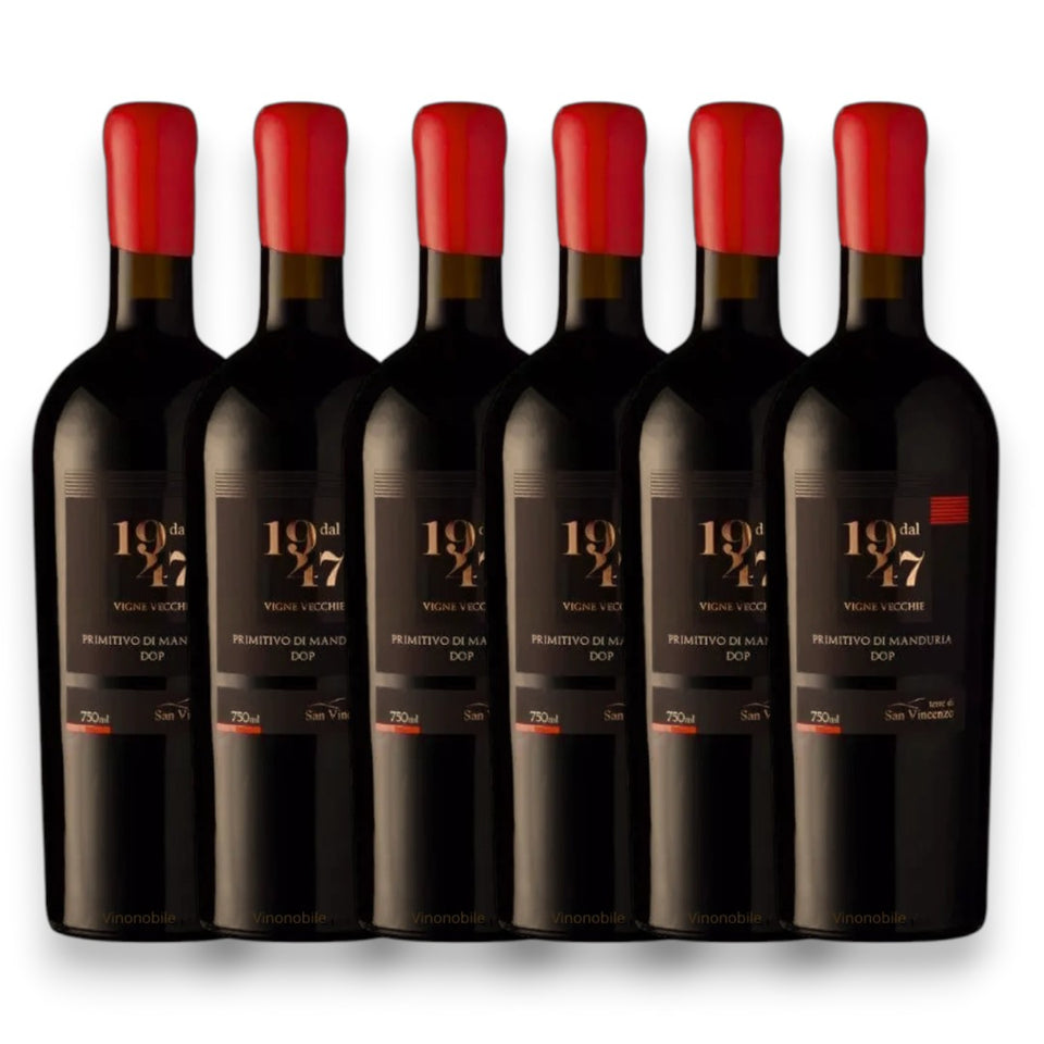 Kit 6 DAL 1947 Primitivo di Manduria Vigne Vecchie DOP