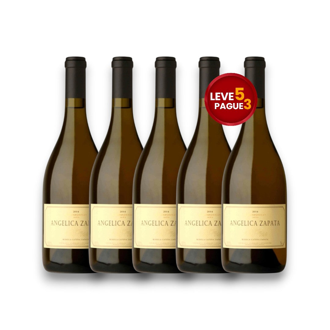 Leve 5 Pague 3 Vinho Angélica Zapata Chardonnay 750ml