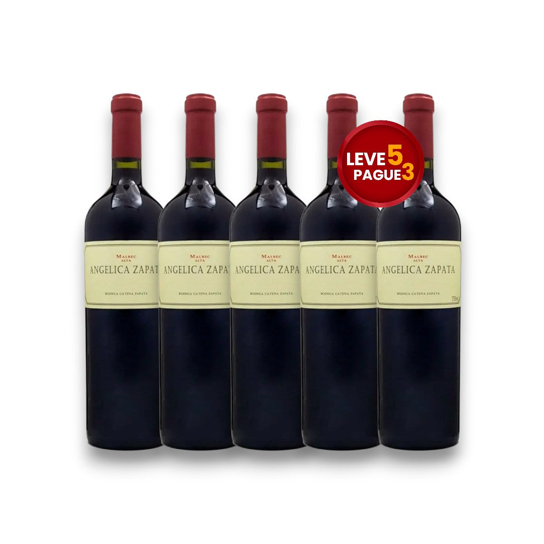 Leve 5 Pague 3 Vinho Angélica Zapata Malbec 750ml
