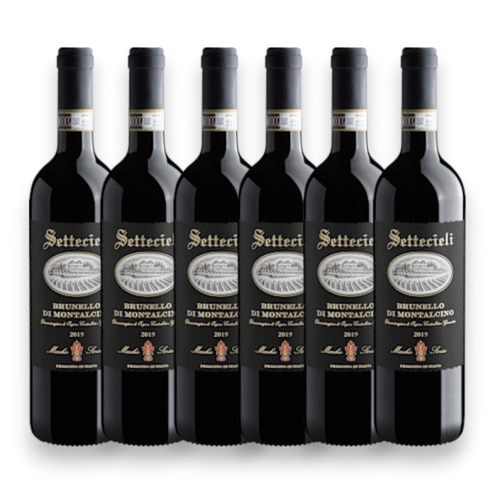 Kit 6 Vinho Settecieli Brunello di Montalcino DOCG 2019