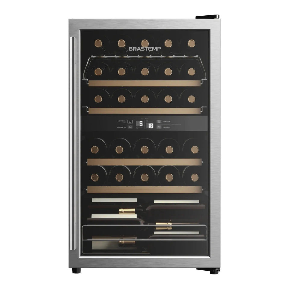 Adega Brastemp Dual Zone 33 Garrafas - BZB33BE